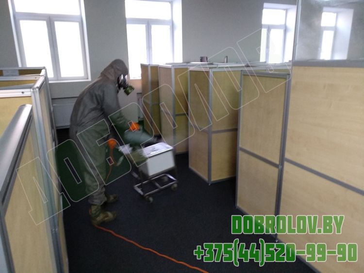 Гербицидная обработка территории от сорняков