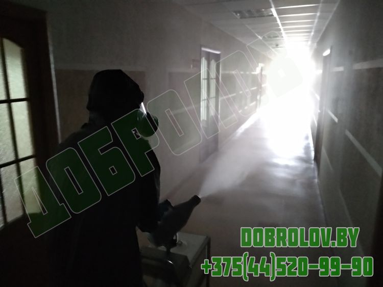 Генератор холодного тумана для обработки помещений