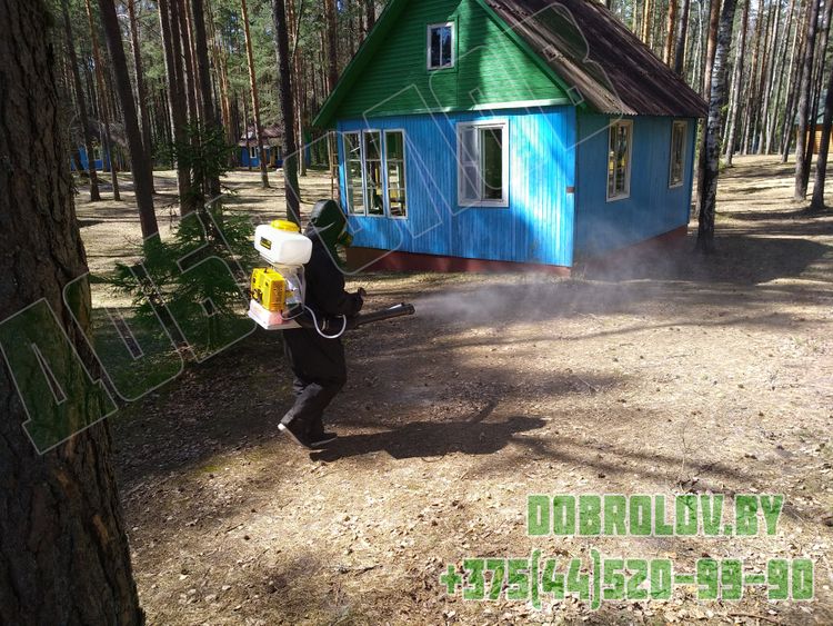 Акарицидная обработка территории от клещей