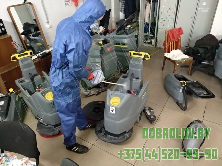 Гербицидная обработка территории от сорняков